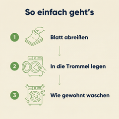 Frische WaschblÀtter + 35 Extra GRATIS WÀschen