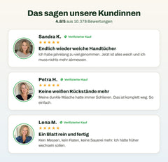 Vordosierte Waschblätter + 70 Extra GRATIS Wäschen!!